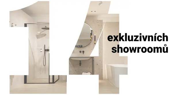 14 exkluzivních showroomů